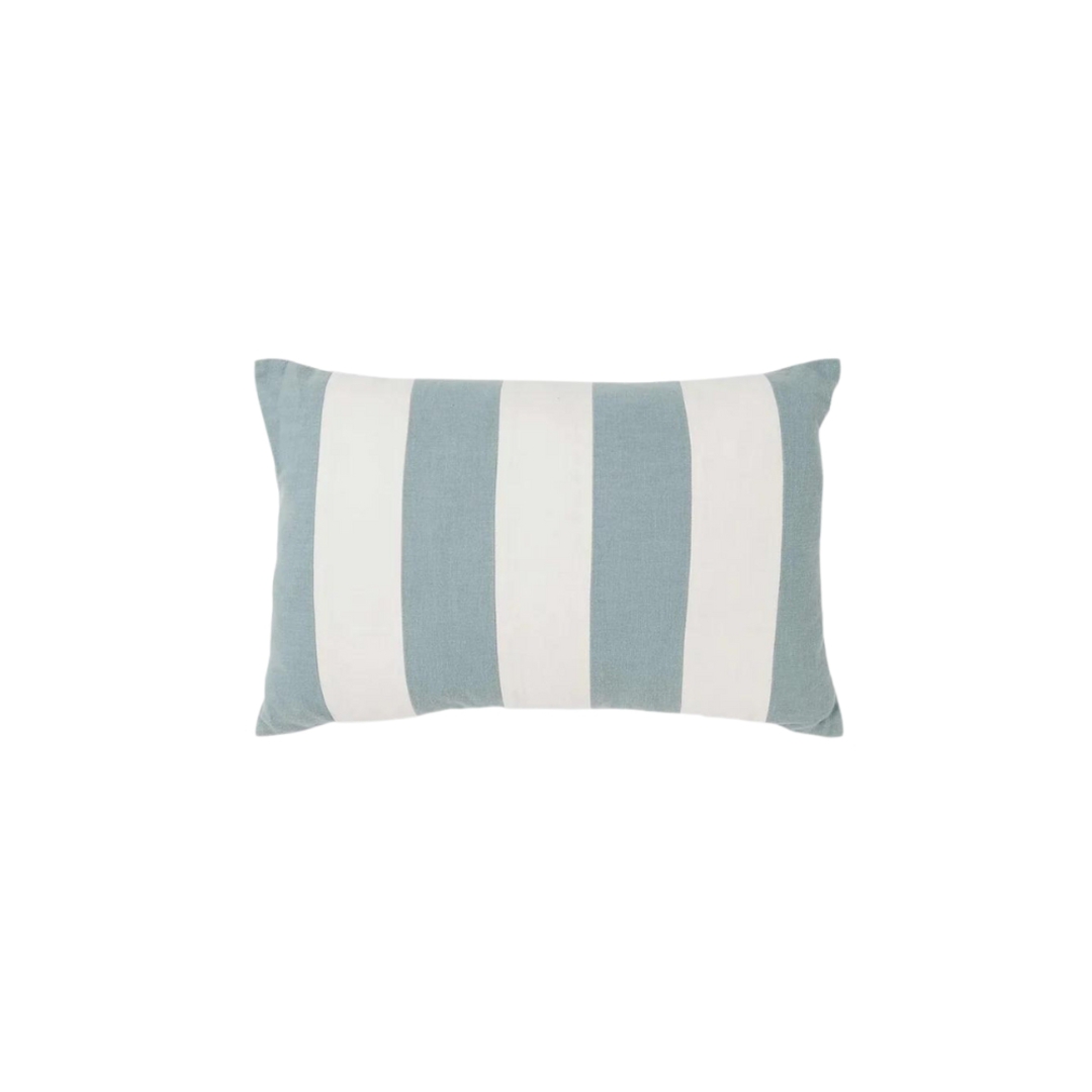 Andy Stripe Light Blue Cushion image 0